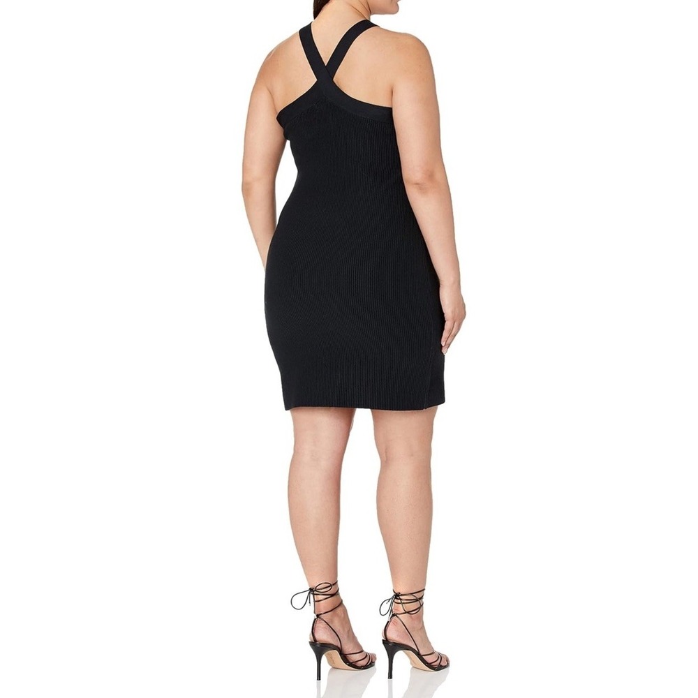 The Drop Women's Brunia Halter Mini‎ Sweater DressColor Black Size XL NWT - Picture 6 of 7